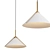 Mendel Opal Ceiling Light BrushedGold 3D model small image 1