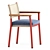 Pedrali Guinea Chairs Set 3D model small image 4