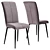 Modern Graphite Chair Philip 3D model small image 1