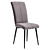 Modern Graphite Chair Philip 3D model small image 3