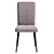 Modern Graphite Chair Philip 3D model small image 4