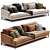 Modern Italian Poliform Bellport Sofa 3D model small image 2