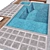 Aquatic Caustic Pool Model 3D model small image 4