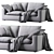 Contemporary Dawson Sofa, 2016 Version 3D model small image 7