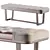 Modern VINCENT Bench, Domkapa 3D model small image 2