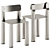 Modern Dining Set: TAVOLO2 Table & SILO Chair 3D model small image 2