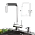 Gerhans Stainless Steel Kitchen Sink 3D model small image 19