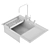 Gerhans Stainless Steel Kitchen Sink 3D model small image 34