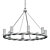 Elegant Orson Chandelier by Currey 3D model small image 2