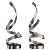 Modern Metal Sculpture by Damon Hyldreth 3D model small image 3
