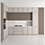 Modern Kitchen 3D Model Set 3D model small image 3