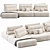 Saba Italia Modular Sectional Sofa 3D model small image 4