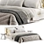 Sleek Misuraemme Virgin Bed Frame 3D model small image 2