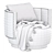 Minotti Torii Bold Armchair: Modern Elegance 3D model small image 7