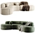 Vintage Chic Björn Sofa Eichholtz 3D model small image 2