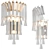 Julie Neill Large Waterfall Designer Sconce 3D model small image 1