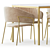 Modern Pisa Chair and Table 3D model small image 2