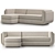 Matteo Corner Sofa Set 3D model small image 1