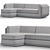 Matteo Corner Sofa Set 3D model small image 3