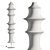 Elegant Pentti Fl Floor Lamp 3D model small image 2