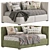 Avalon Corner Storage Bed 381 3D model small image 1