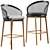  Italian Design Table Stool Combo 3D model small image 5
