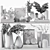 Luxury Decor Set Bundle 3D model small image 7