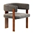 Modern Upholstered Dining Chair Karl 3D model small image 1