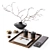 Minimalist Japandi Decor Set 3D model small image 1