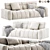 Modern Solid Pine Sofa, 2015 3D model small image 2