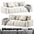 Modern Solid Pine Sofa, 2015 3D model small image 4