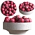 Plum Bowl 3D Model 01 3D model small image 1