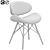 Stylish Hidalgo Side Chair 3D model small image 6