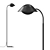 Elegant Freya Floor Lamp 3D model small image 1