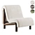 Modern Elegance: Melt Lounge Chair 3D model small image 1