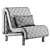 Modern Elegance: Melt Lounge Chair 3D model small image 5