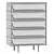 Rustic Acacia Storage Drawers Chest 3D model small image 3