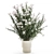 Modern White Blooming Plant Set 3D model small image 4