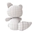 Plush Raccoon Soft Toy 3D model small image 4