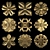Ornament Model 3D Element Pack 3D model small image 1