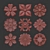 Ornament Model 3D Element Pack 3D model small image 7