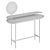 Elegant Dual-Layer Dressing Table 3D model small image 4