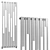 Stradivari Stainless Steel Designer Radiator 3D model small image 1