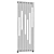 Stradivari Stainless Steel Designer Radiator 3D model small image 3