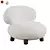 Modern Flock Lounge Chair Design 3D model small image 1