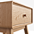 Miji Bedside Table by La Redoute 3D model small image 3