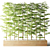 Bamboo Glass Office Partition 3D model small image 1