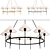 Designer J. Randall Powers' Hackney Chandelier 3D model small image 1
