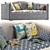 Elegance Bed CRESSY Interiors Design 3D model small image 3