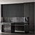 Modern Kitchen Cabinet with Premium Appliances 3D model small image 1